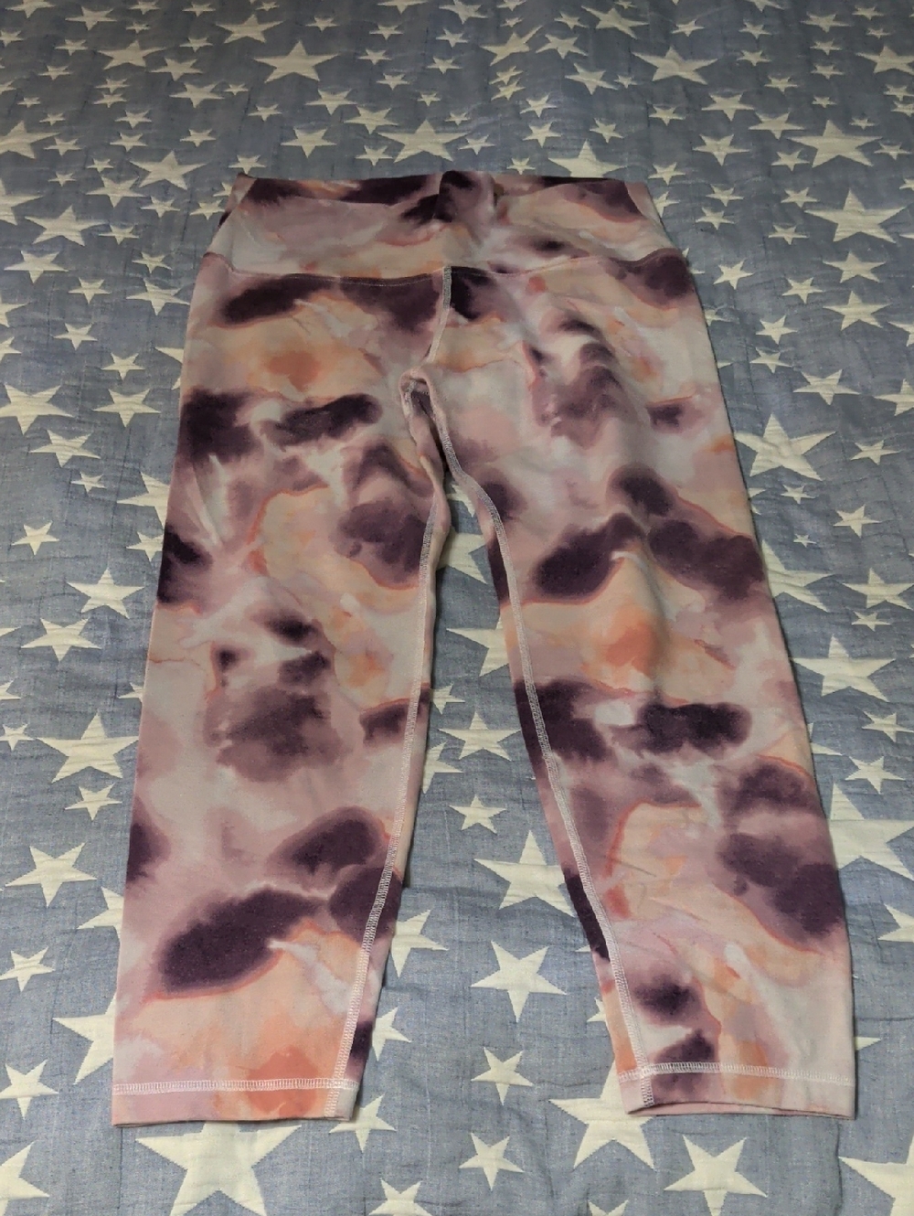 Purple Tie Dye Old Navy Balance Leggings Large Yoga Athletic